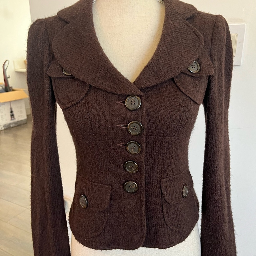 Adorable Nanette Lepore Jacket Sweater XS